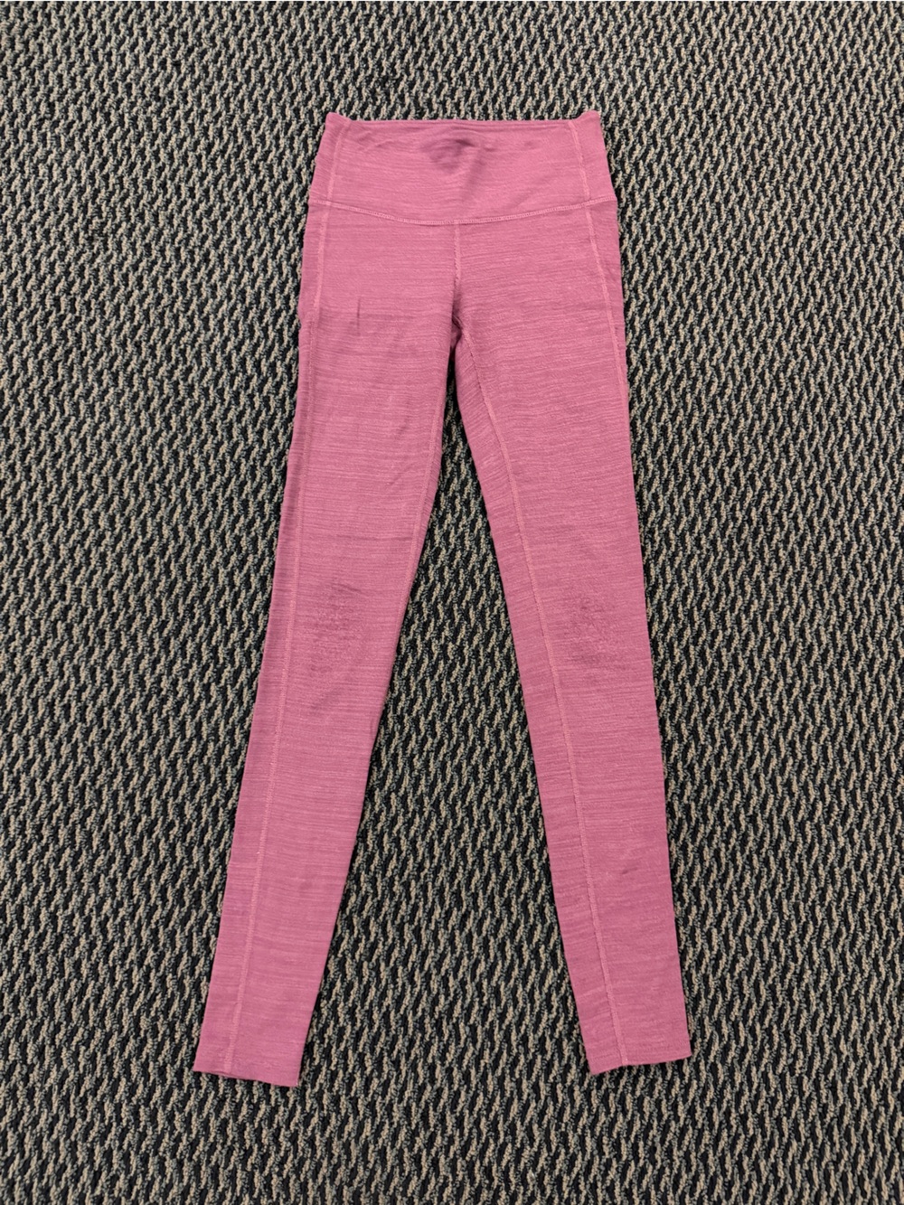Athleta Mauve Pink Seamless Ribbed Leggings